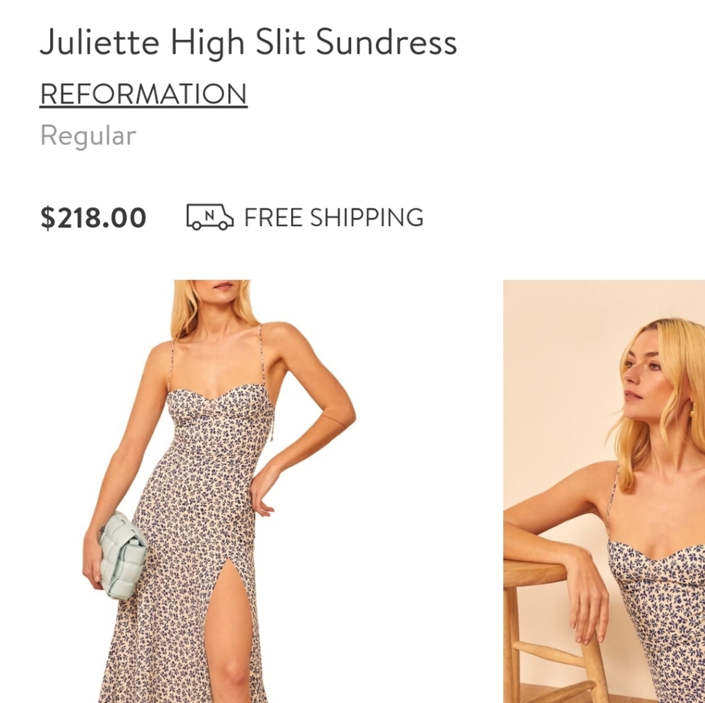 Reformation Juliette NWT dress